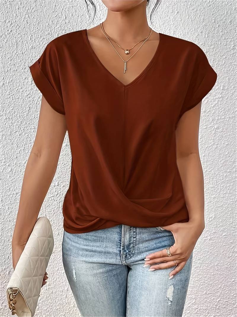 Zolana - Elegant V-hals shirt (1+1 GRATIS)