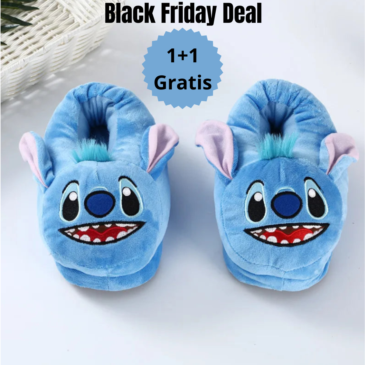 BLack Friday Deal Stitch Pantoffels voor Kinderen én Volwassenen!