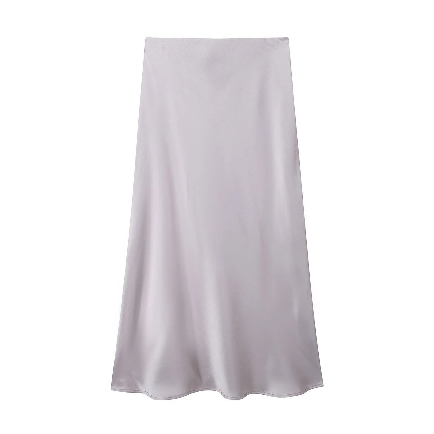 Kammay Satijnen Elegante Midi Rok